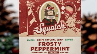 Limited Edition** Frosty Peppermint by Dr. Squatch Review 