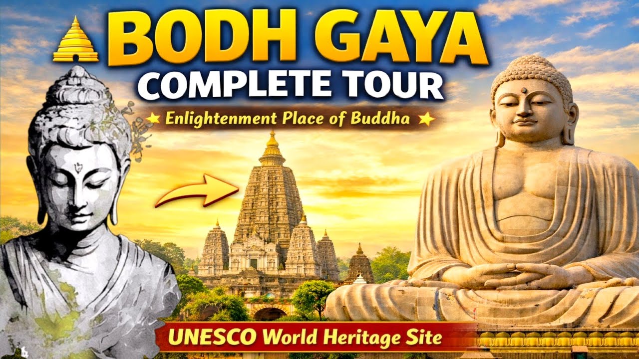 Bodh Gaya Complete Tour | Where Buddha Attained Enlightenment 