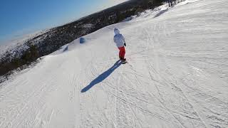 Saariselkä, Kaunispään laskettelurinteet, Riekko 1000m