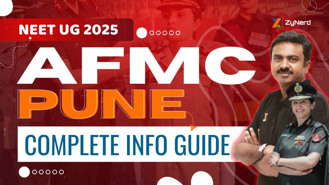 AFMC, Pune | Complete Info Guide | NEET UG – 2025 - YouTube