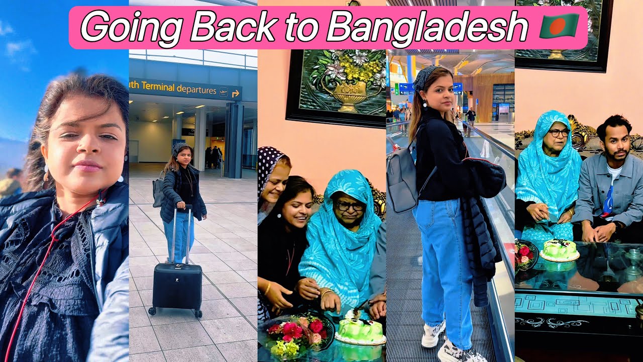 Travelling To Bangladesh From London || Travel Vlog || Gatwick Airport || Hazrat Shahjalal Airport 
