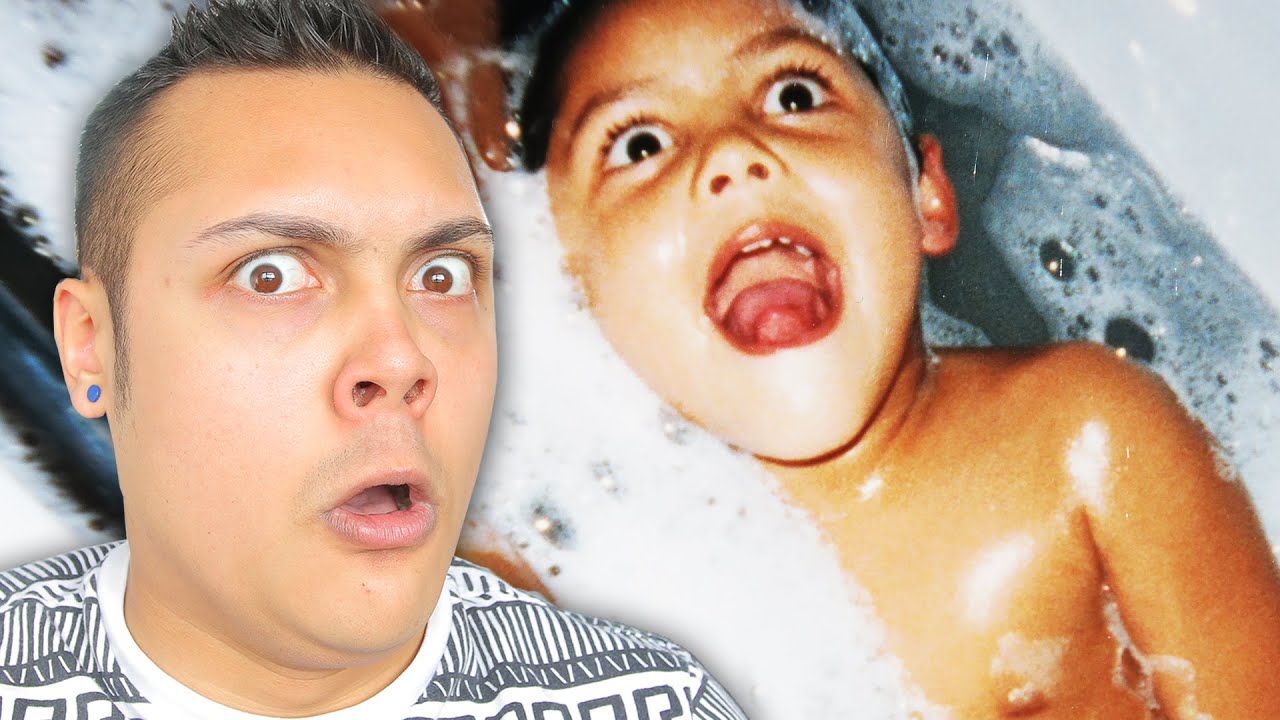 REACTING TO MY BABY PICTURES (Birthday Special Video) - YouTube