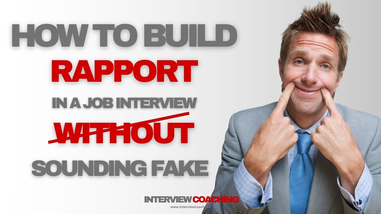 How to Build Rapport Quickly in an Interview Without Sounding Fake # ...