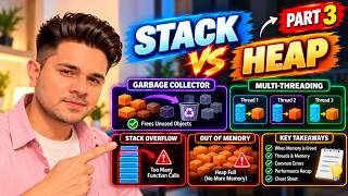 Stack vs Heap Part 3 | Garbage Collection, Threads & Memory Errors