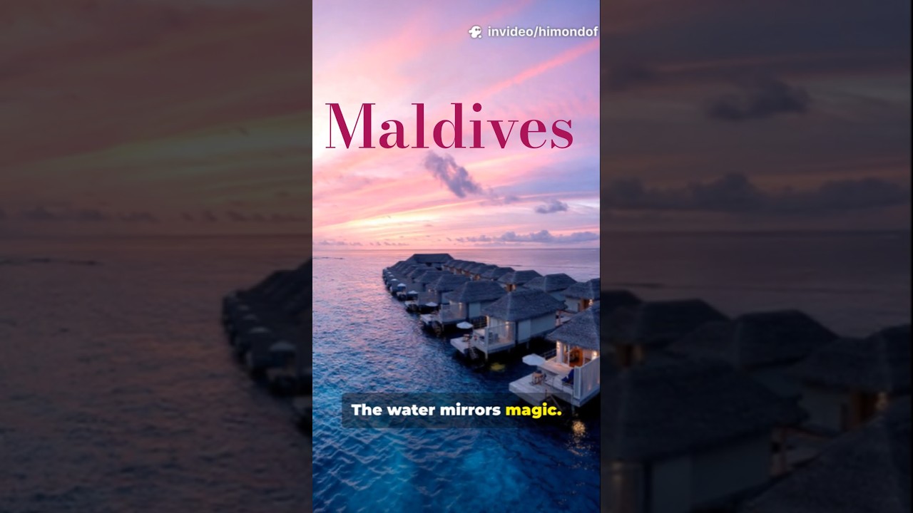 Where luxury meets serenity &mdash; Maldives 🌊#himondof #travel #maldives