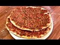 Lahmacun Rezept-Lahmacun selber machen-Türkische Pizza-Teig-Belag selber machen