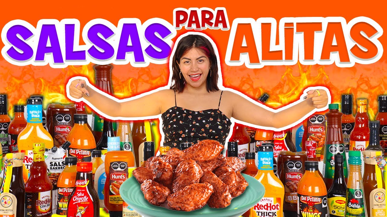 TODAS LAS SALSAS DE ALITAS DEL SUPERMERCADO |🍗Conny Merlin