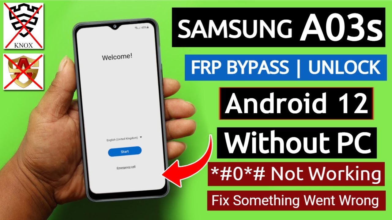 Samsung A03s Frp Bypass Android 12 Without Pc Without Backup/Restore