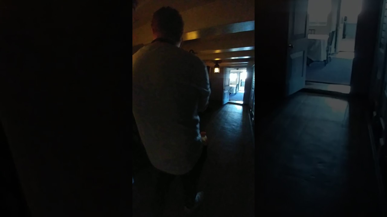 Walking into Admiral Nelson's Cabin