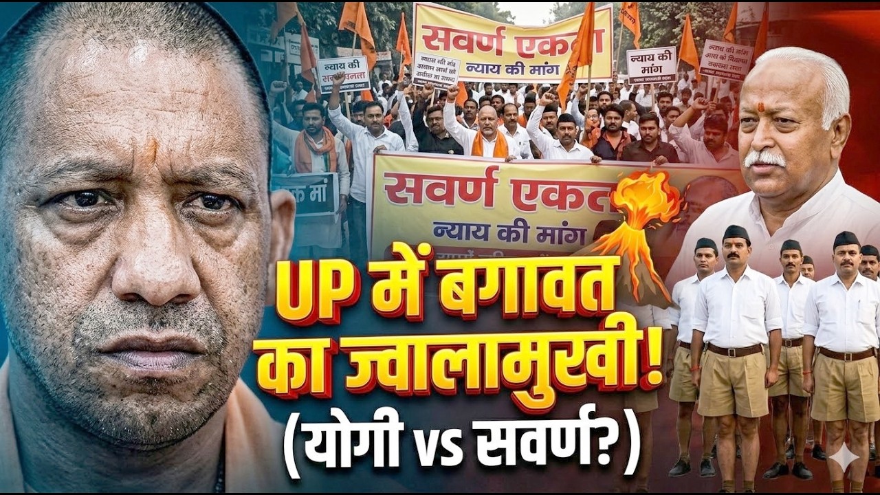 Is the BJP Fortress Cracking in UP? RSS's Secret Strategy Against Savarna Rebellion!