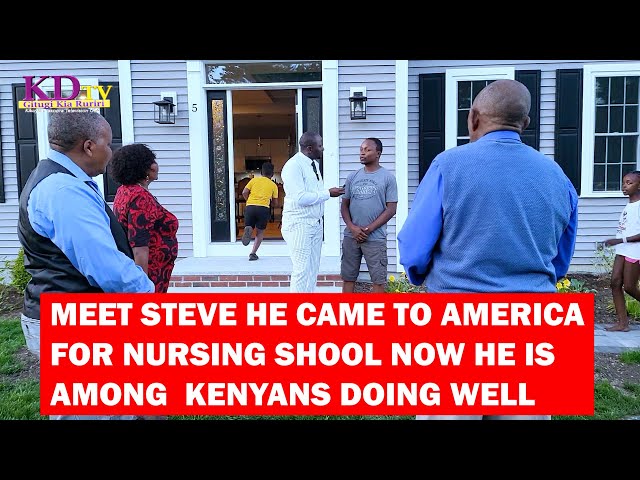 MEET STEVE HE CAME TO AMERICA FOR NURSING SCHOOL NOW HE IS AMONG KENYANS DOING VERY WELL IN BOSTON class=