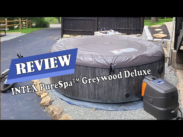 【SWIMCITY】Greywood set-up Intex PureSpa Greywood Deluxe 6 Hot Tub - Setup And Review