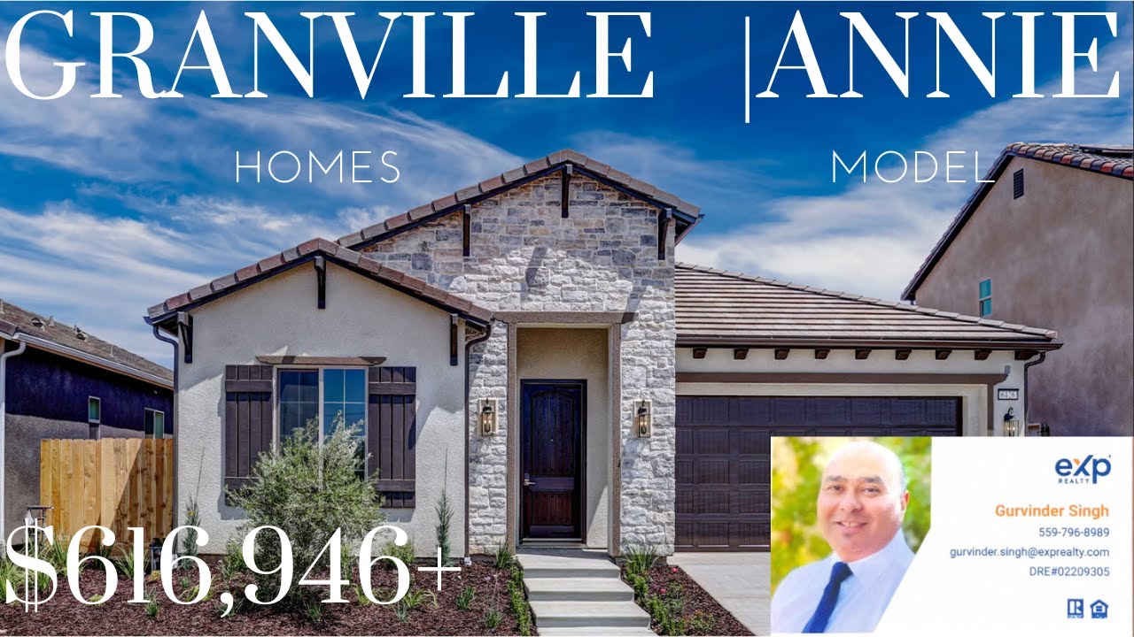 Granville Homes Annie Model 2355 Sq Ft. 4 Bedrooms 3.5 Bath 2 Car Garage Fresno