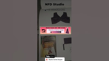 Dress Design Course Online Learning with Certificate at home Join NFD Studio 📱+91 8980621285