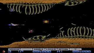 Gradius (PC Engine) - Sample Gameplay