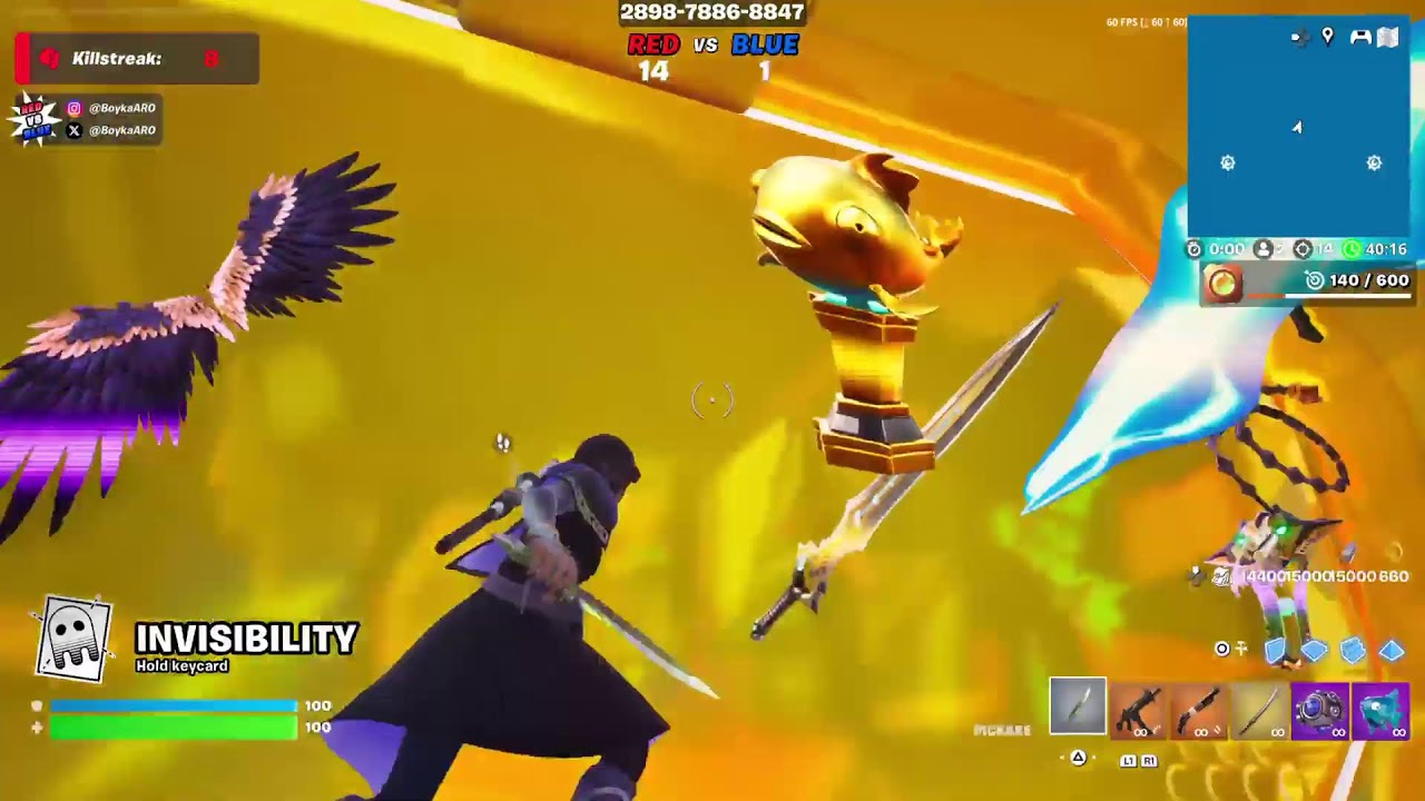 Fortnite with my sister