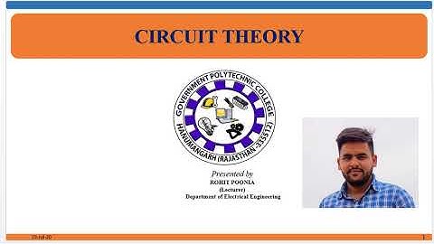 04 EE 205 4.2 LAPLACE TRANSFORM PART  2 PRESENTED BY ROHIT POONIA GPC, HANUMANGARH
