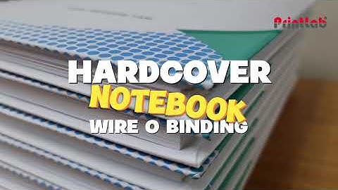 A5 HARDCOVER NOTEBOOK with Wire O binding - Buku Nota