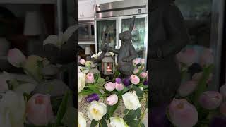 Simple Easter centerpiece idea 🌷 #easterdecor #florals #diy