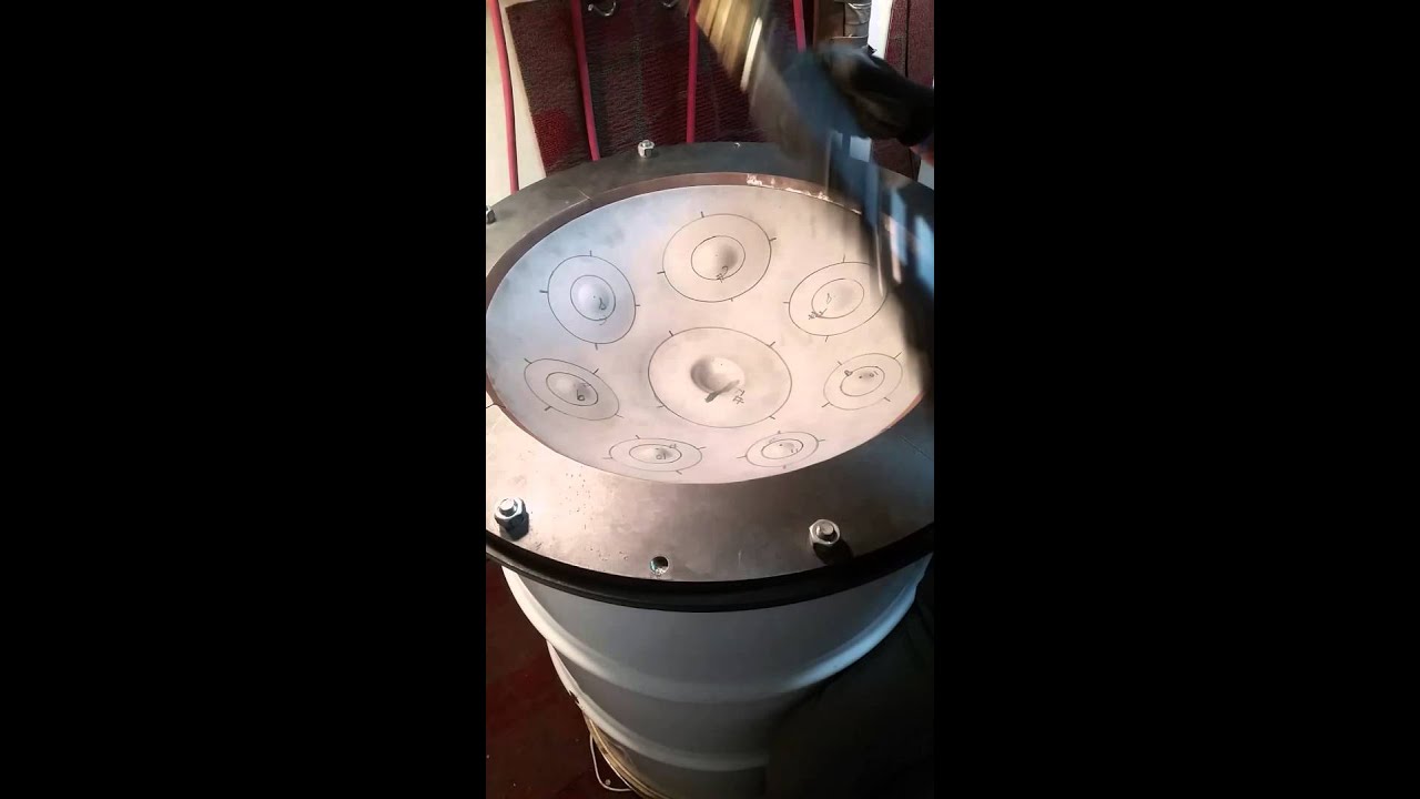 Shaping a handpan