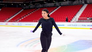 Karen Chen Rehearses Her Exhibition Number To I Wanna Dance With Somebody - Fisu University Games