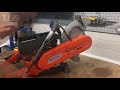 How to Change an Anti-Vibration Spring on a Husqvarna K760 Disc Cutter | L&amp;S Engineers