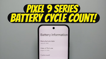 Google Pixel 9/9 Pro/9 Pro XL : How to Check BATTERY CYCLE COUNT Without Root NO AccuBattery!