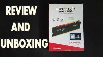 Kingston HyperX Fury RGB | Review and Unboxing