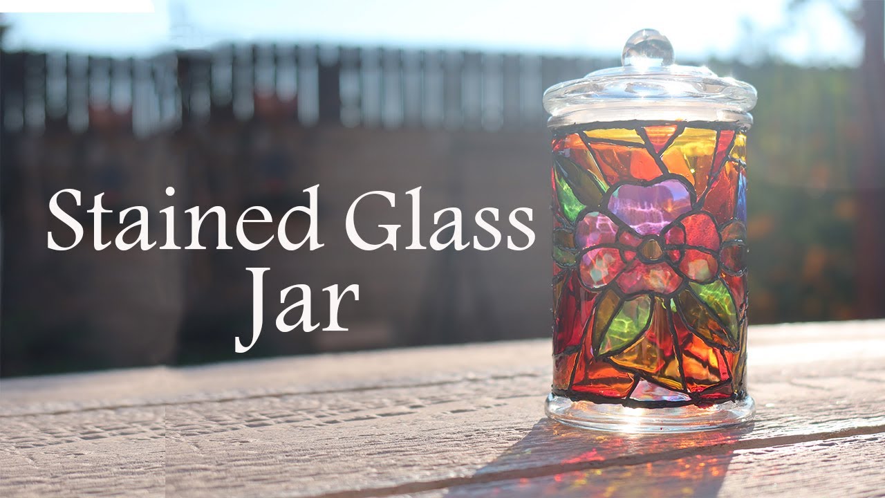 DIY Stained Glass Bottles & Jars / Color Tinting Tutorial for Stunning  Decor 