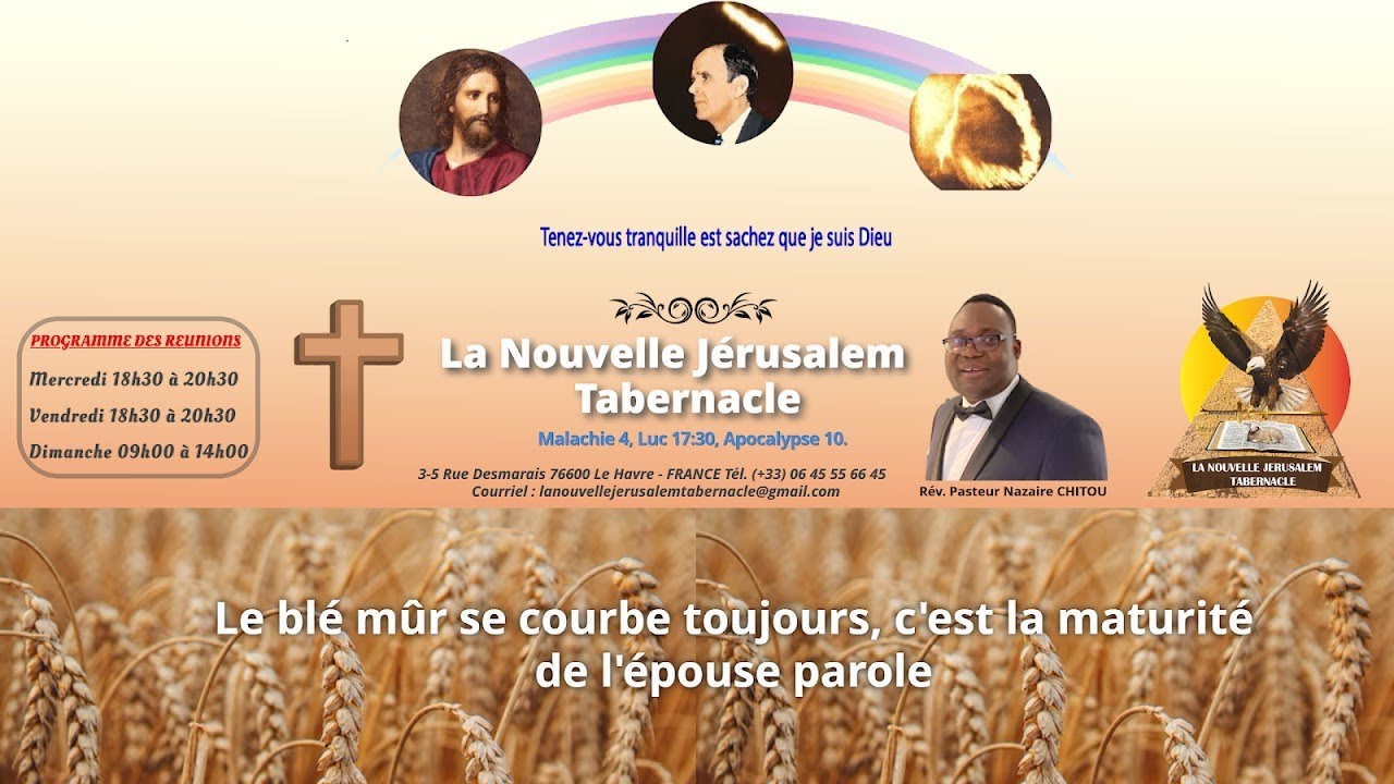 La foi invincible : Rév. Pasteur Nazaire CHITOU – mercredi 25/02/2026