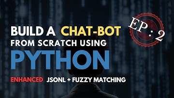 Build a Smarter Fuzzy Chatbot in Python | JSONL + RapidFuzz (Ep.2)