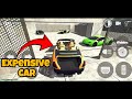 The most expensive car is repaired in a garage golden rolls royce