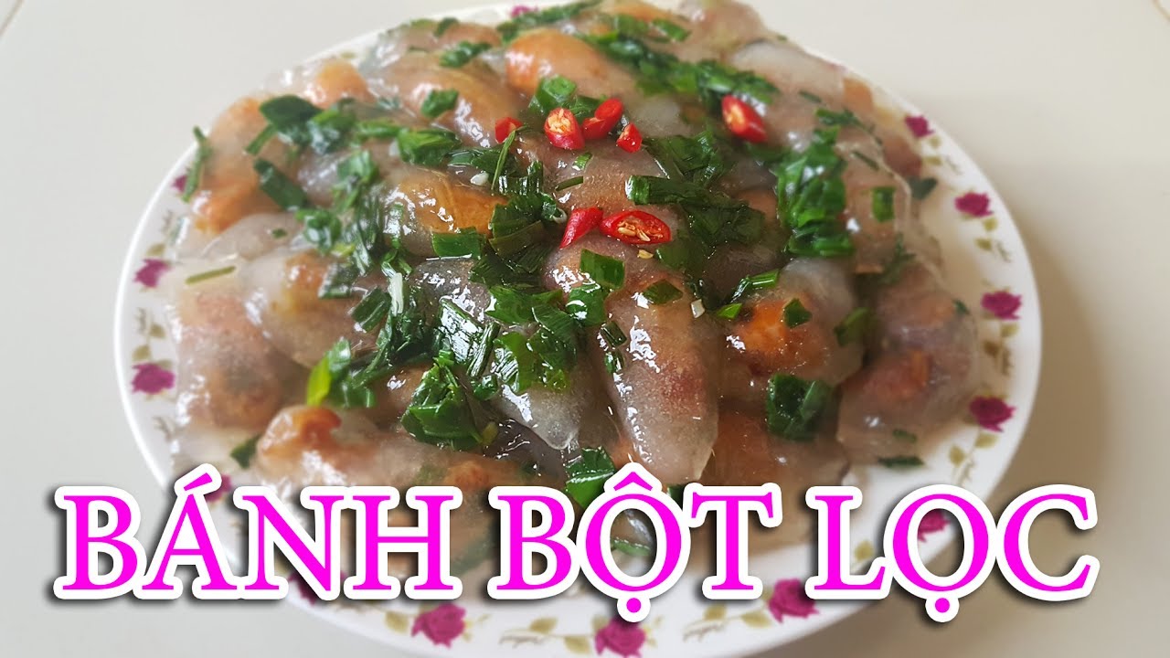 Cách Làm Bánh Bột Lọc Tai Vạc Nhân Tôm Thịt | Quang... - youtube