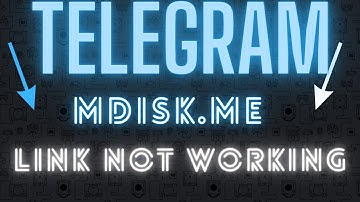 telegram mdisk.me not working | telegram mdisk link not working problem | telegram mdisk link fix