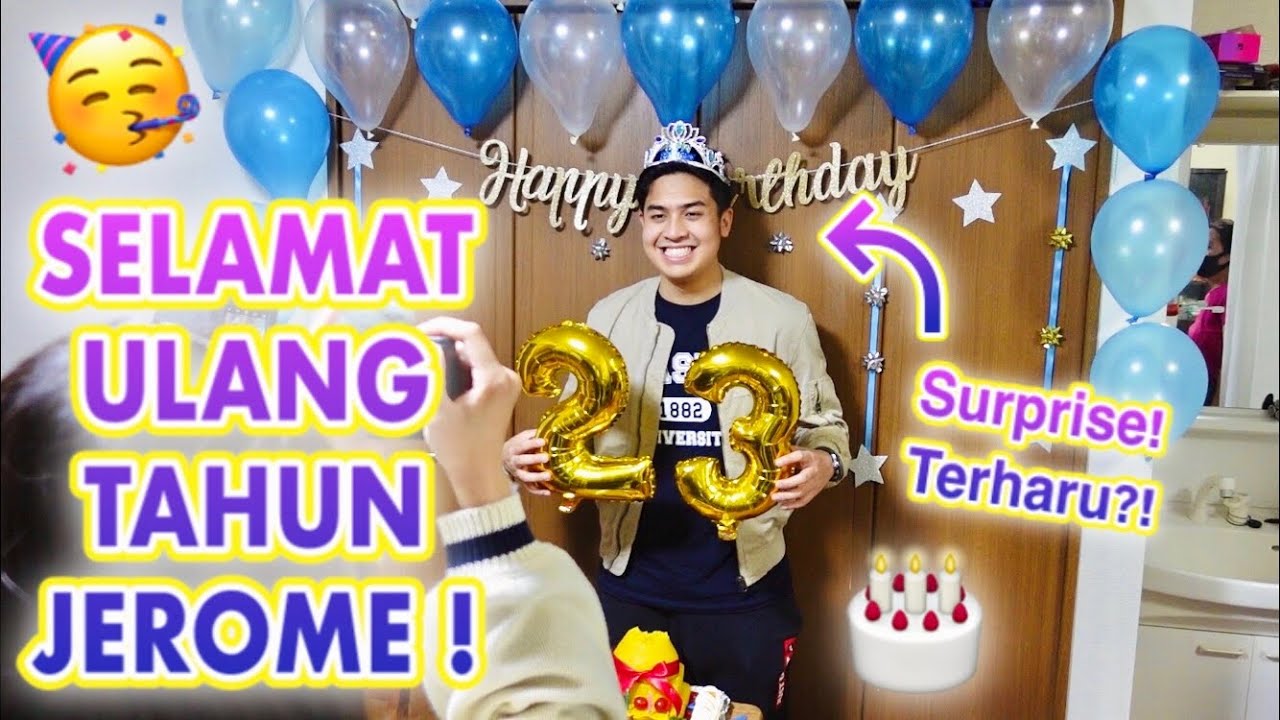 SURPRISE ULANG TAHUN JEROME BARENG WASEDA BOYS!!!