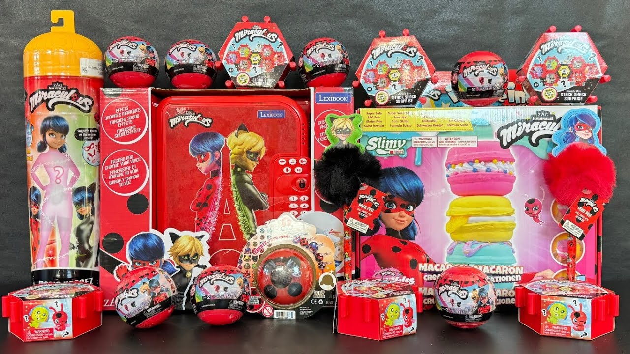 ASMR Miraculous Ladybug Toys Mystery Blind Box Oddly Satisfying Toy ...