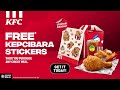 Free Kepcibara Stickers With Chicky Meal For The Little Ones Free Kepcibara Stickers With Chicky Meal For The Little Ones