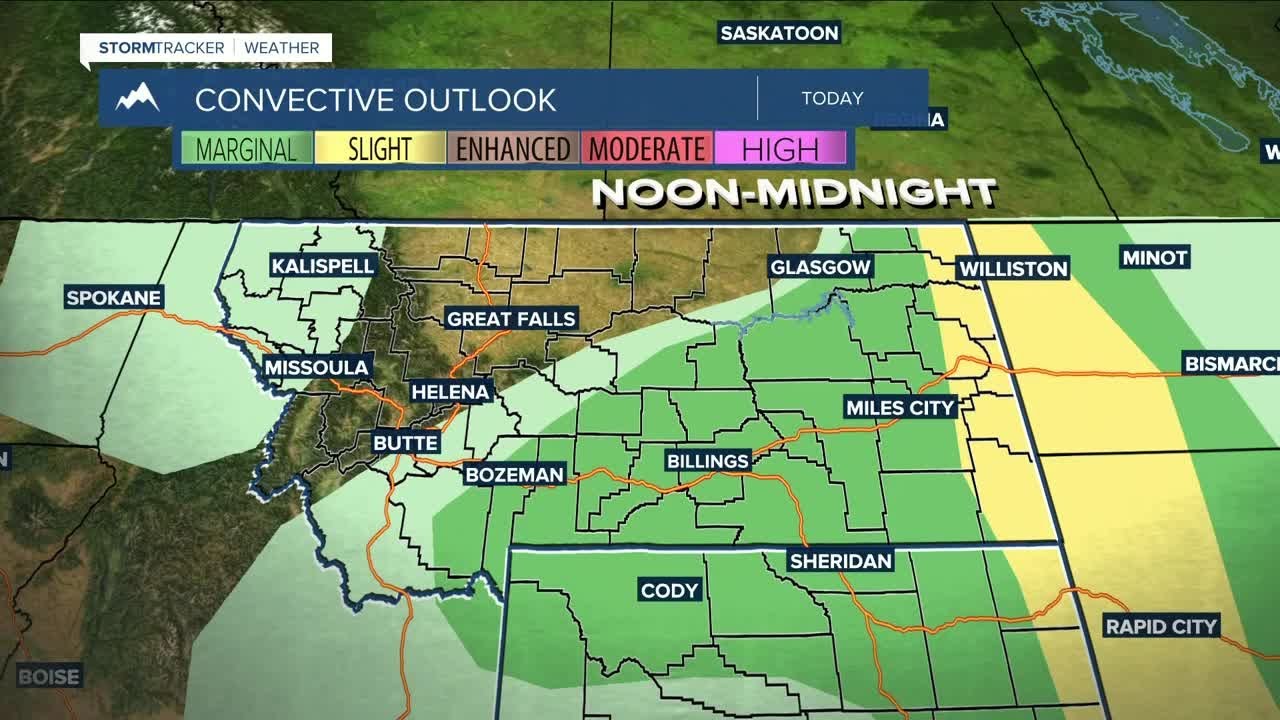 Q2 Billings Area Weather: Strong to severe storms possible Wednesday ...
