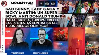 Download Lagu Bad Bunny, Lady Gaga y Ricky Martin: un Super Bowl anti Trump/Crecen las protestas contra Israel MP3