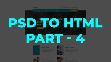 PSD TO HTML Convert Part - 4 Bangla Tutorial.