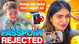 Passport Rejected 💔 Dono me Ladai ho gayi 😔 || Ghar mein aag lagane ka iljaam laga || Hellops8 