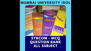 SYBCOM ALL SUBJECT MCQ QUESTION BANK | MU IDOL | VISHAL SIR | VISHAL CLASSES