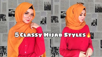 5 classy Hijab Styles