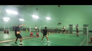 (1661) Prof. G. D. Ransinchung &amp; Deepak Sir vs. Vinay &amp; Abhishek (Wrath of Titans) #badminton #iitr