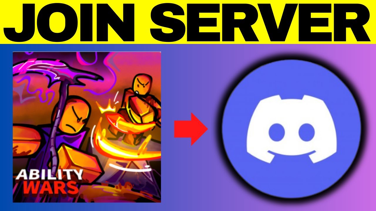 How To Join Ability Wars Discord Server YouTube