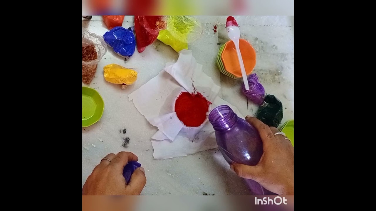 How to make natural colours. - YouTube