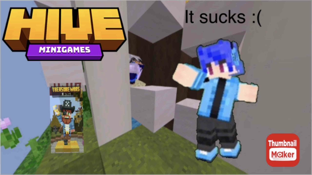 Minecraft Trapping BUT in Hive Treasure Wars