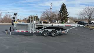 Famous Hinging stack trailer. Profile