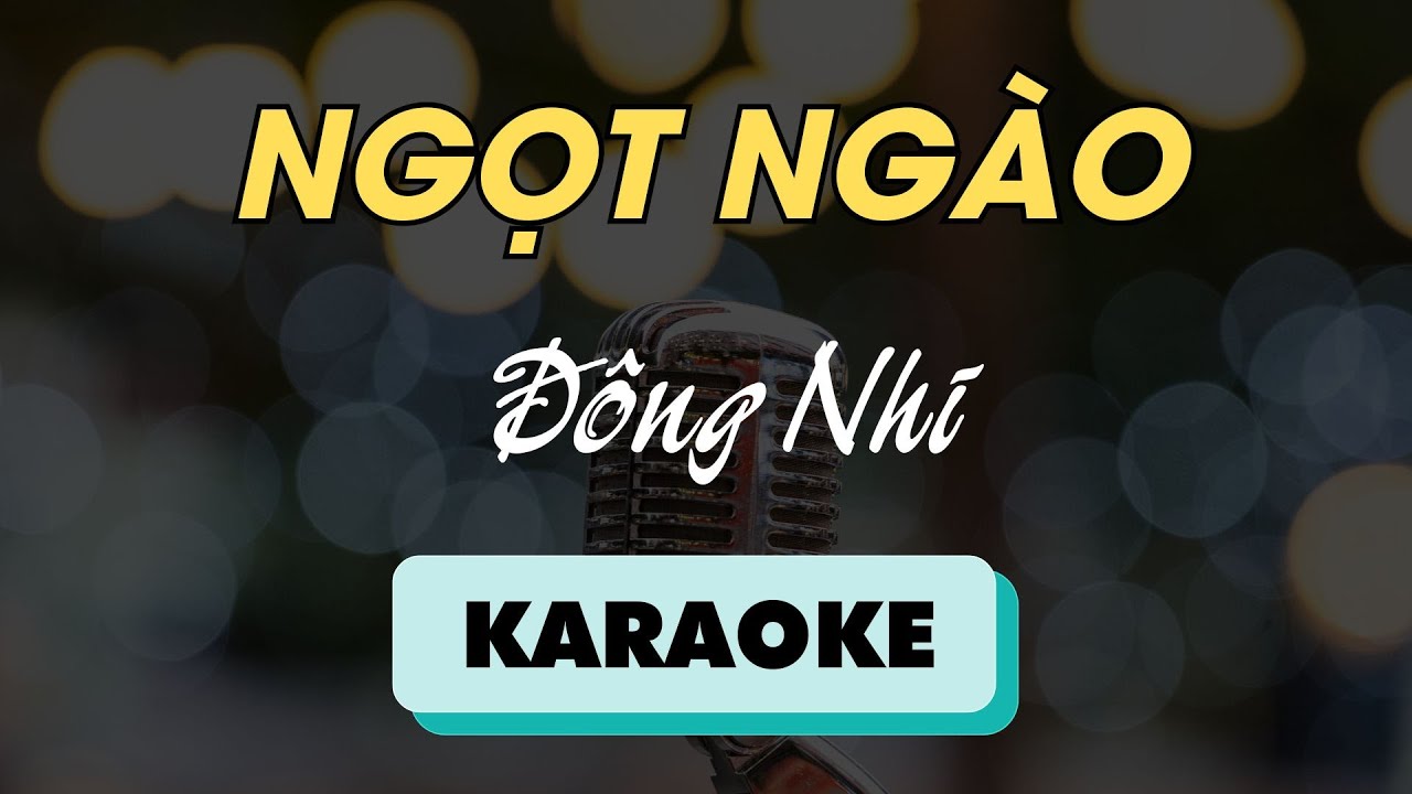 [KARAOKE] Ngọt Ngào - Đông Nhi (beat chuẩn)  | Mario Karaoke