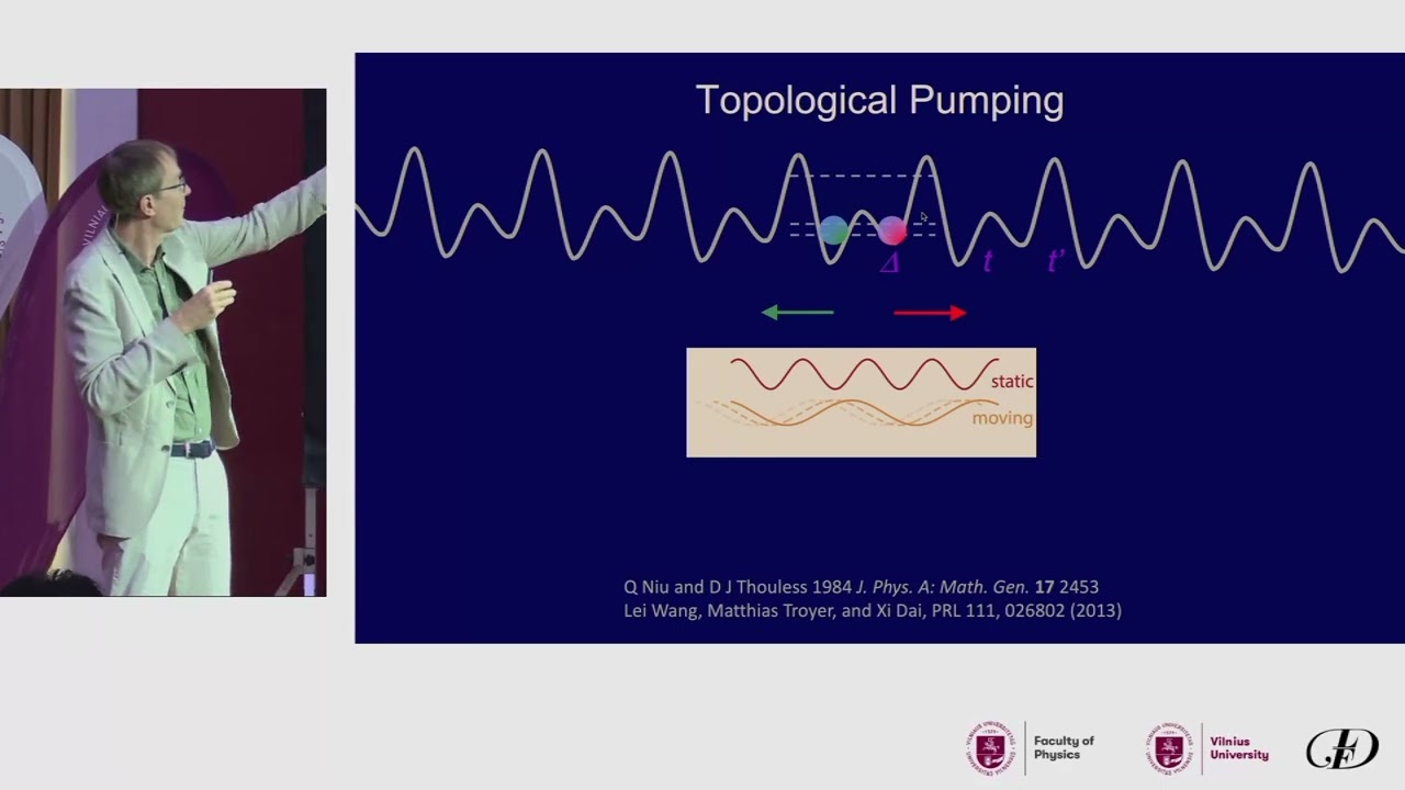 Tilman Esslinger - Intertwined entanglement in topological pumps